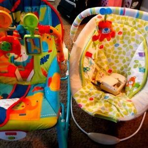 Baby rocker and Minnie baby walker
